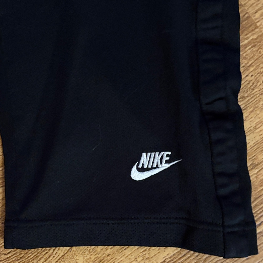 Nike Black Sports track pants with White Logo
